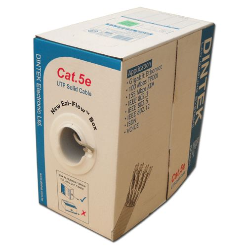 C&#225;p mạng Cat5 Dintek (Th&#249;ng/ 100m) 418HT